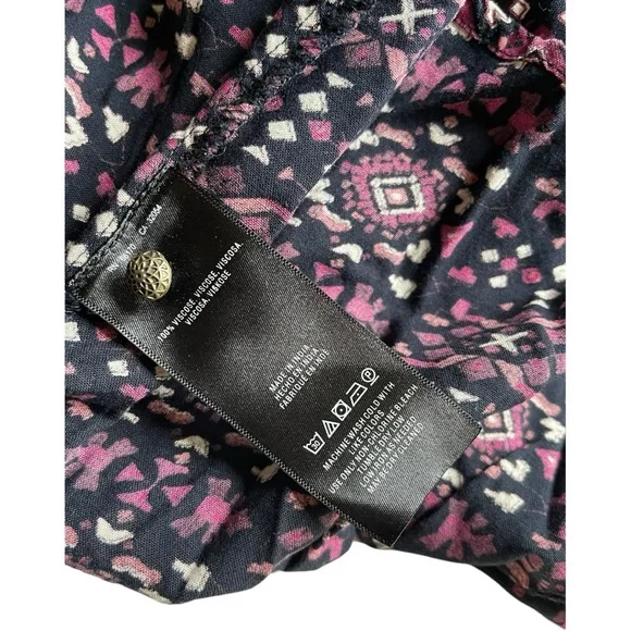 Anthropologie Navy and Red Mini Dress - Picture 9 of 9